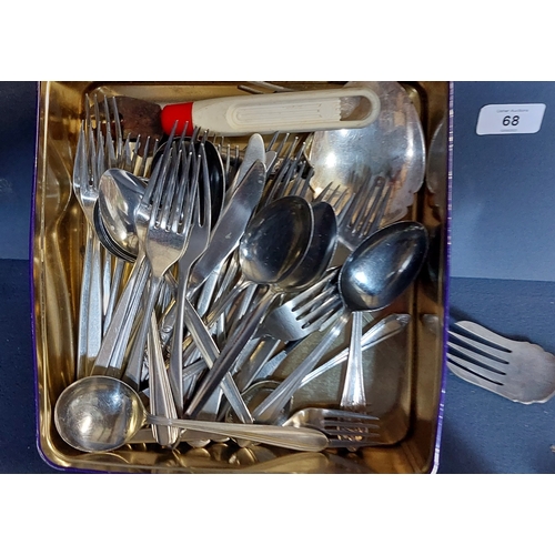 68 - Lot of Misc Silver Plate Cutlery inc some Kings Pattern