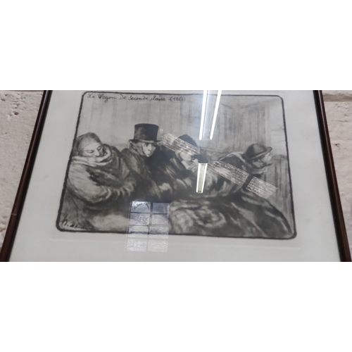 74 - Pair of French Legal Prints - Signed Honore Daumier