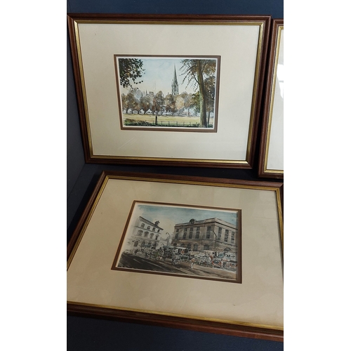 114 - Set of 4 Framed Armagh Scene Prints