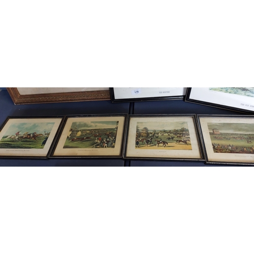 116 - Collection of Framed Hunt Scenes