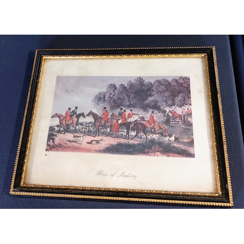 116 - Collection of Framed Hunt Scenes