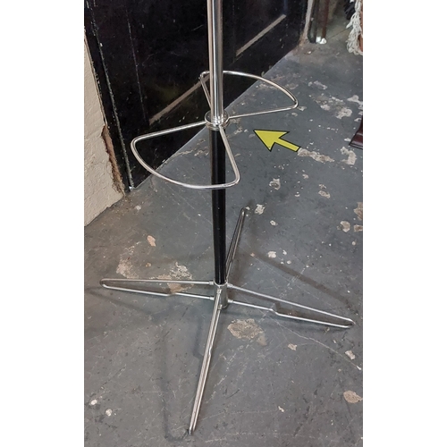 139 - Vintage Chrome Hat and Coat Stand