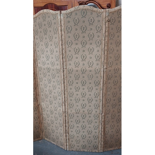 85 - Folding Tapestry Covered Screen - C. 183cm H