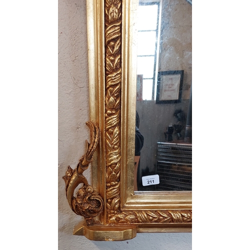 211 - Gilt Framed Mirror - C. 130cm W x 132cm H