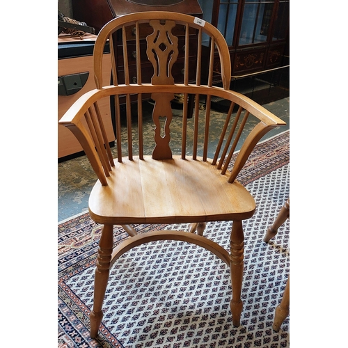 246 - Pr Windsor Style Armchairs