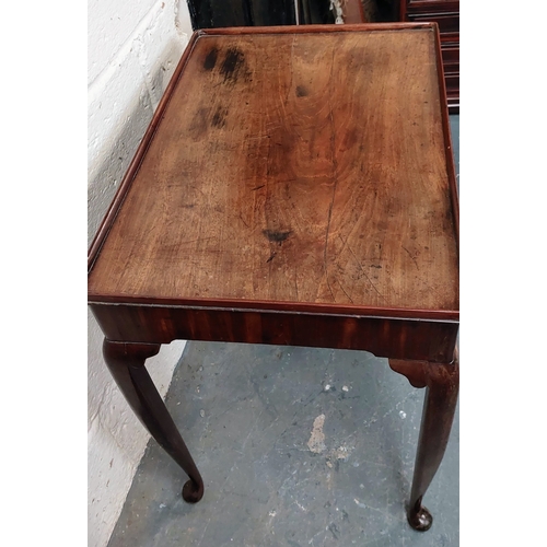 250 - Georgian Mahogany Silver Table with Drawer - C. 69cm W x 49cm D x 71cm H