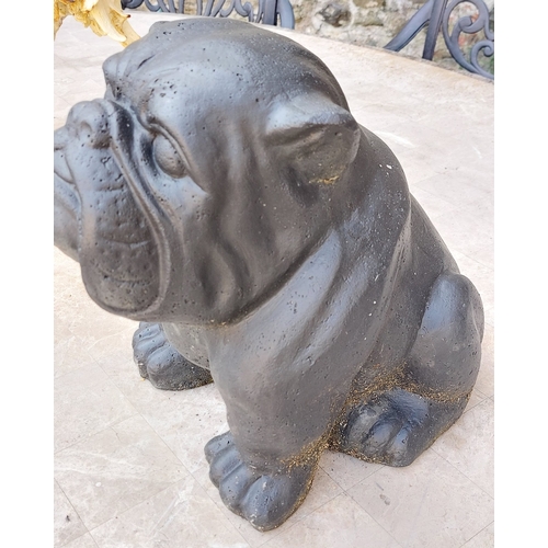 347 - Model of Seated Bulldog