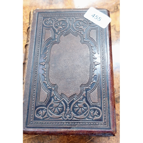 455 - Poetical Works of Walter Scott 1863 Bound in Tooled Leather