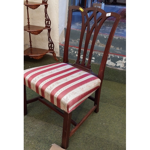 461 - Georgian Single Mahogany Occasional Chair