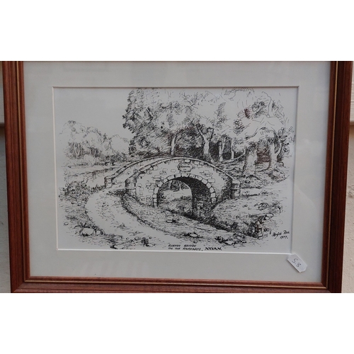 510 - 3 Patrick Reel Pen & Inks of Navan - Foresters Hall, Ramparts & St Marys