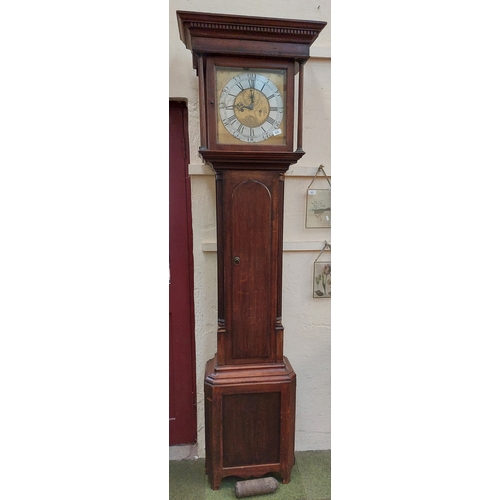 519 - Georgian Oak Longcase Grandfather Clock