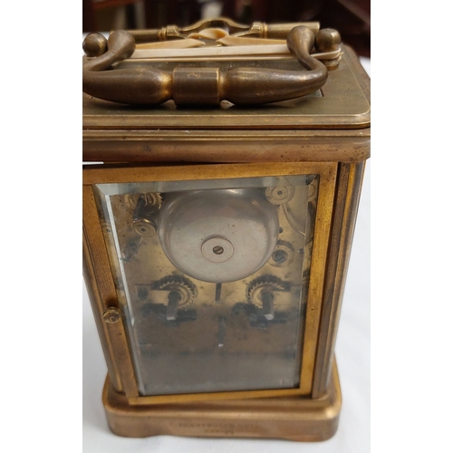 561 - Brass Carriage Clock