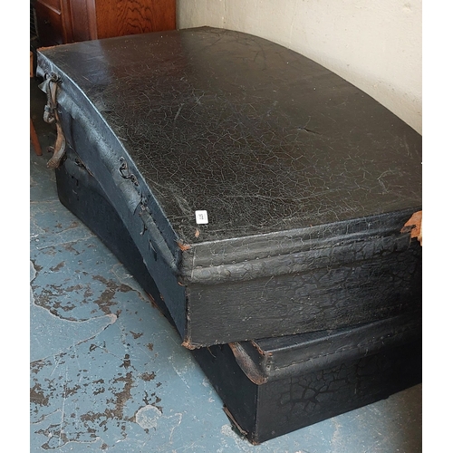 577 - 2 Diligence Carriage Trunks - C.142cm W x 65cm D x 28cm H