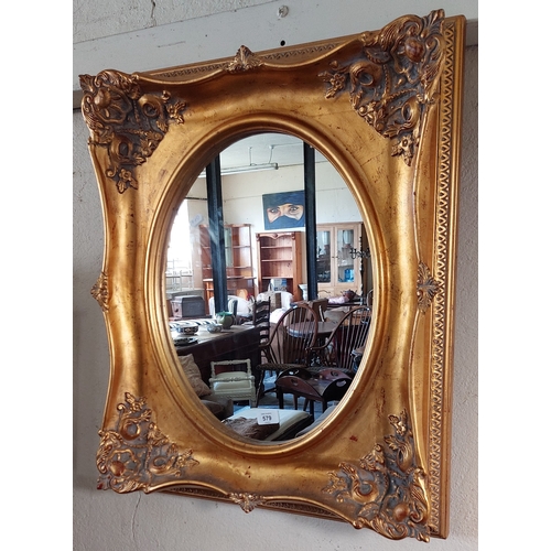 579 - Gilt Framed Mirror - C. 62cm W x 67cm H