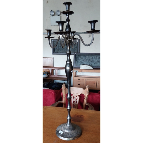 603 - Tall 4 Branch Table Candelabra - C. 97cm H