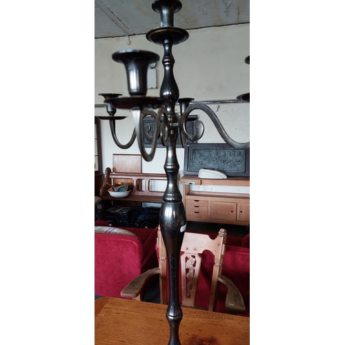 603 - Tall 4 Branch Table Candelabra - C. 97cm H