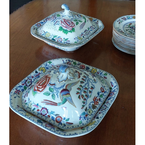 616 - Masons Ironstone Dinner Service - C. 57 pieces