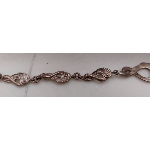 560A - Silver Bracelet, Chain & Pendant