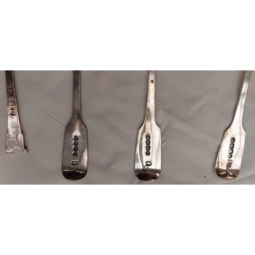 530 - Collection of Silver inc Irish Silver Spoons, English Silver Spoons & Continental Silver