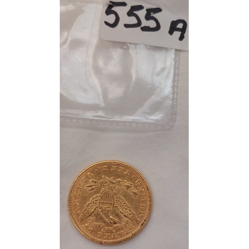 555A - 1898 Eagle Gold $10 Liberty Head Coin