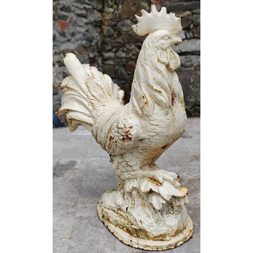 349 - Cast Metal Rooster