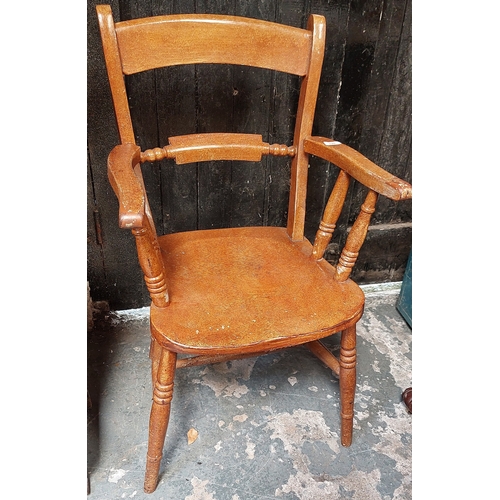 126 - Country Style Armchair with Scumbled Paint