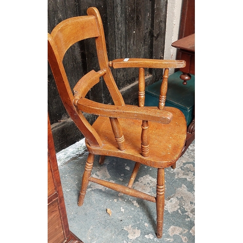 126 - Country Style Armchair with Scumbled Paint