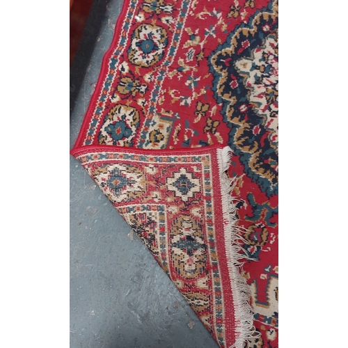 141 - Red Rug - C. 150cm x 100cm