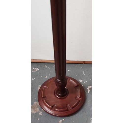 22 - Mahogany Plant Stand - C. 83cm H