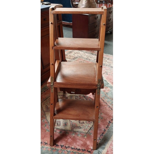 29 - Mahogany Library Step Chair