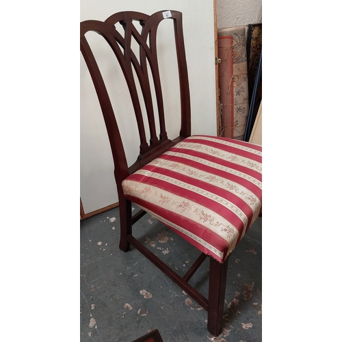 42 - Georgian Single Mahogany Occasional Chair