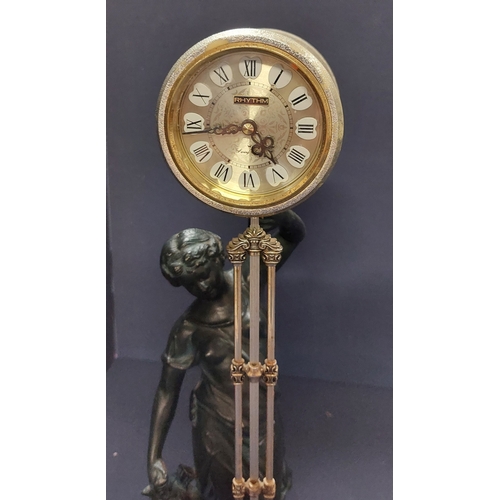 48 - Grecian Figure Pendulum Clock