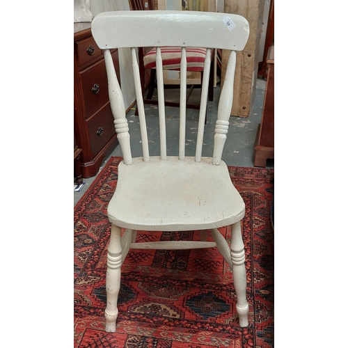 59 - Painted Pine Kitchen Chair