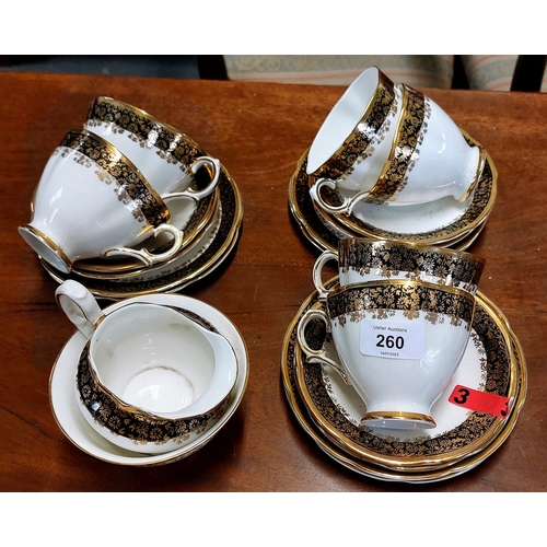 260 - Royal Tara 6 Place Setting Tea Service