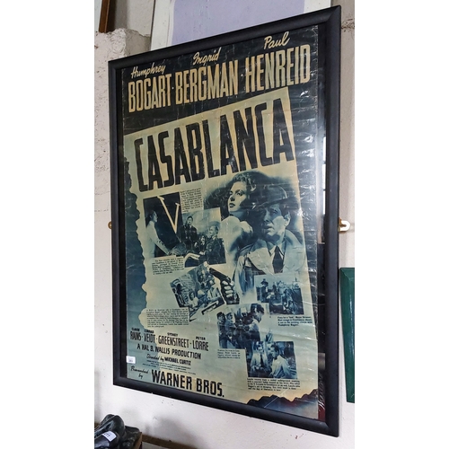 283 - Framed Casablanca Poster