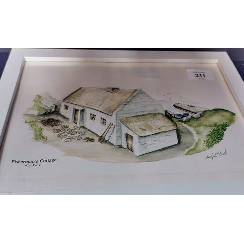 311 - Pair of Framed Cottage Scenes