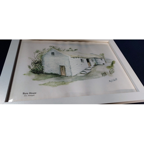 311 - Pair of Framed Cottage Scenes