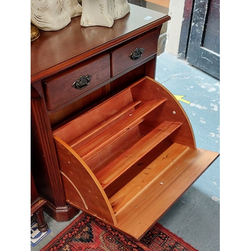 3 - Neat Size Chest with Shoe Rack & 2 Drawers - C. 66cm W x 37cm D x 70cm H