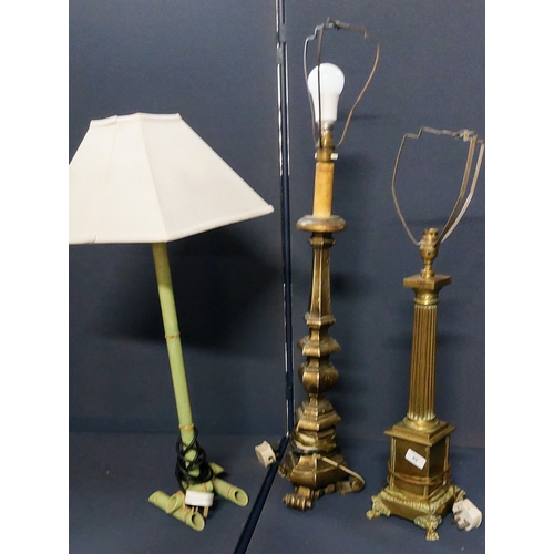 62 - 3 Table Lamps