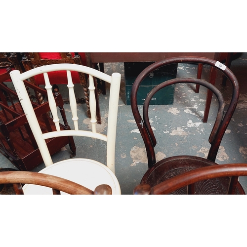 66 - 6 Bentwood Chairs