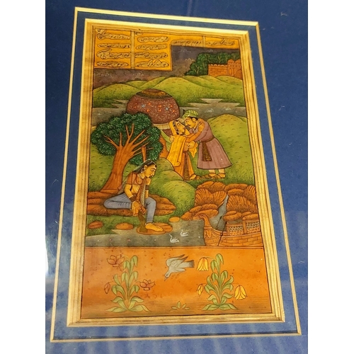 69 - 3 Framed Indian Scenes