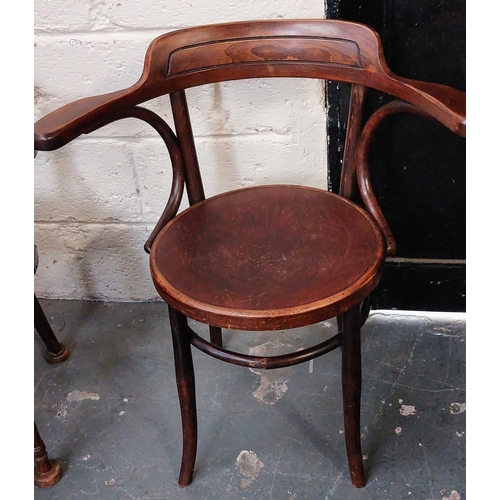 135 - 2 Bentwood Armchairs