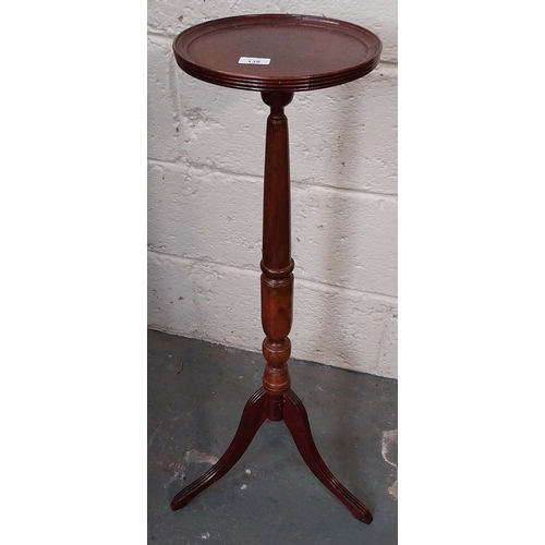 138 - Mahogany Plant Stand - C. 89cm H