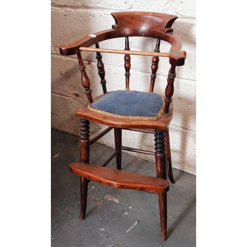 192 - Victorian Mahogany Childs High Chair