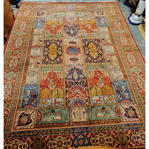 205 - Good Quality Red Floor Rug - C. 360cm x 255cm