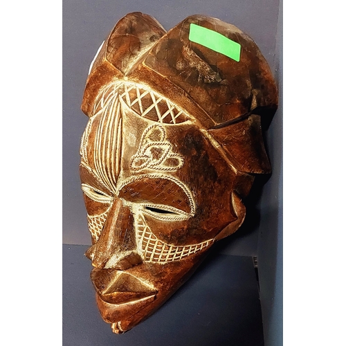 267 - Carved African Mask