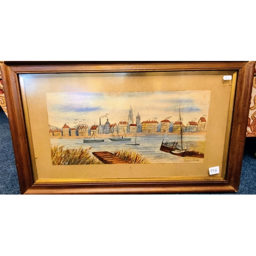 976 - Framed Victorian Watercolour - Artist Signed