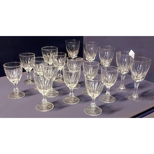 32 - Collection of Wine and Port Glasses