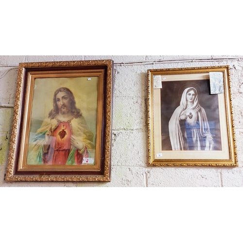 36 - 2 Gilt Framed Religious Pictures