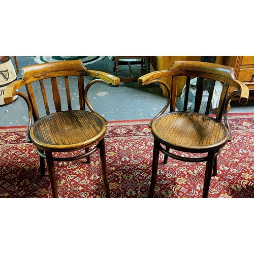 80 - Pair of Bentwood Armchairs